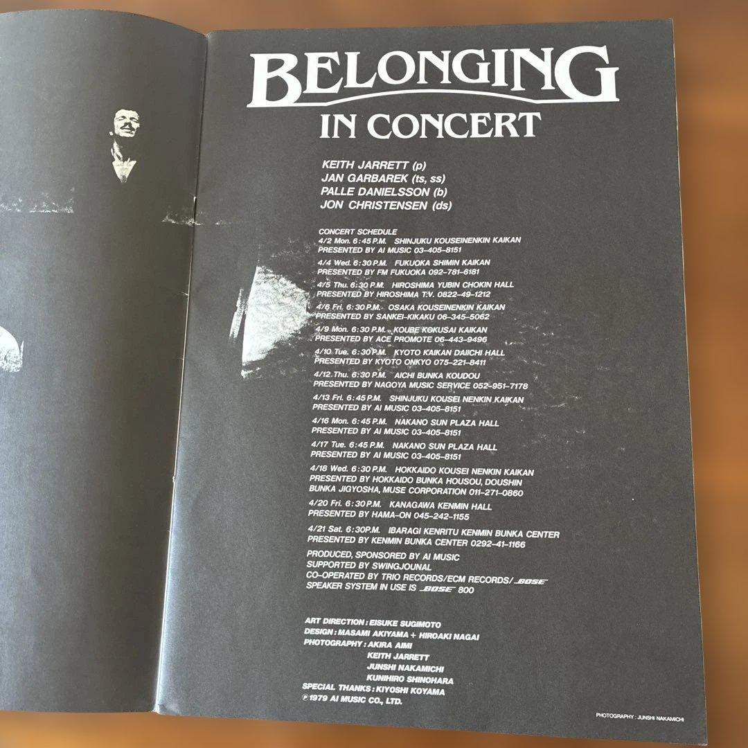 Belonging in Concert キースジャレット
