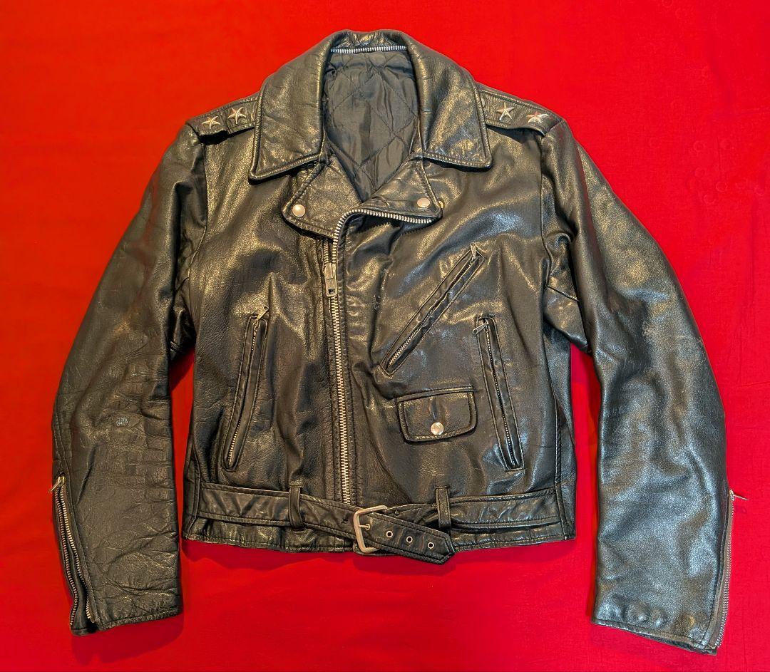 最終値下げ‼ 90s ヴィンテージ 2スター ダブルライダース ジャケット263