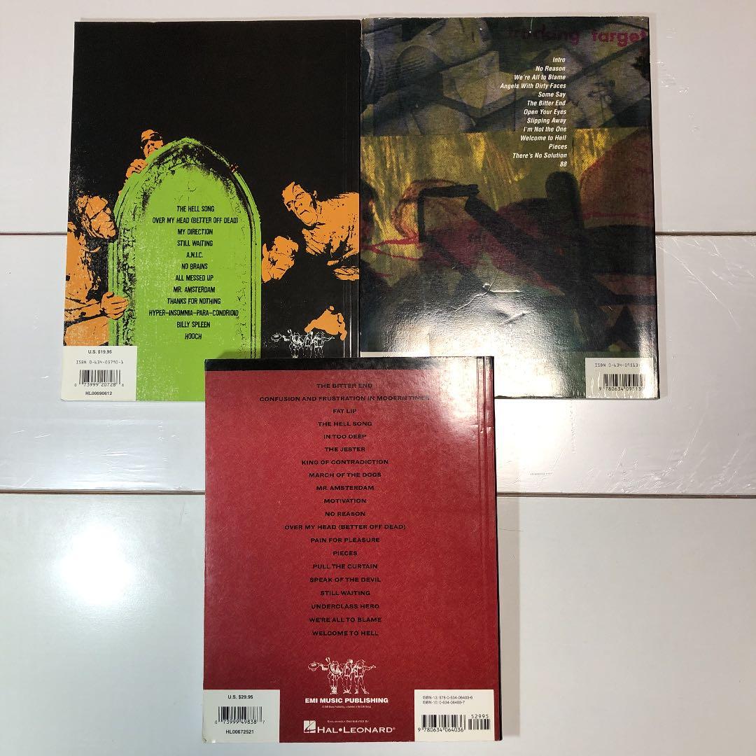 SUM41 ギター及びバンドスコア　3点セット売り