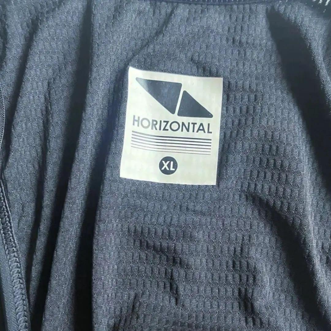 HORIZONTAL ビブタイツ XL ブラック