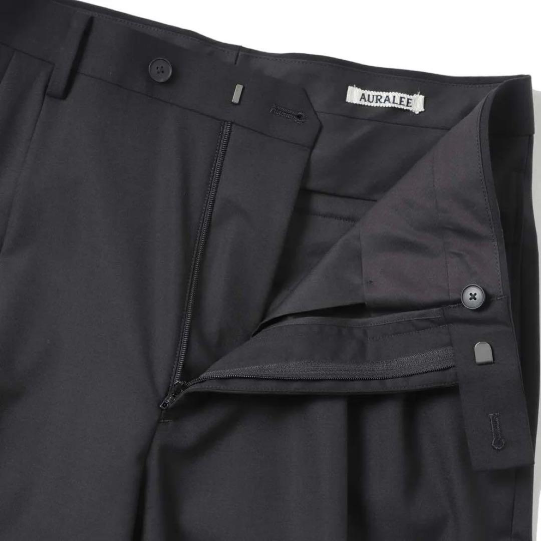オーラリー　25SS TWO-TUCK SLACKS