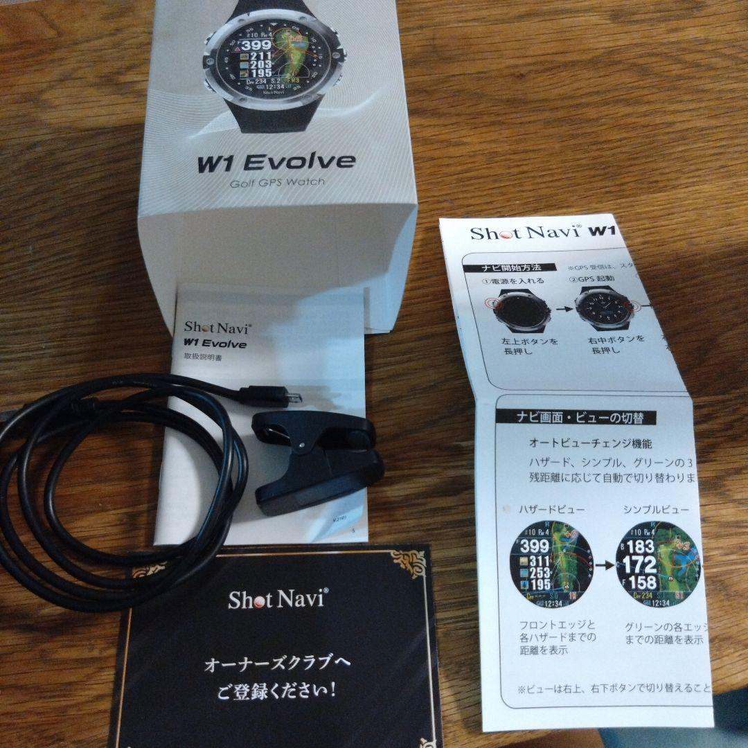 k*n様 Shot Navi W1 Evolve ゴルフGPSウォッチ