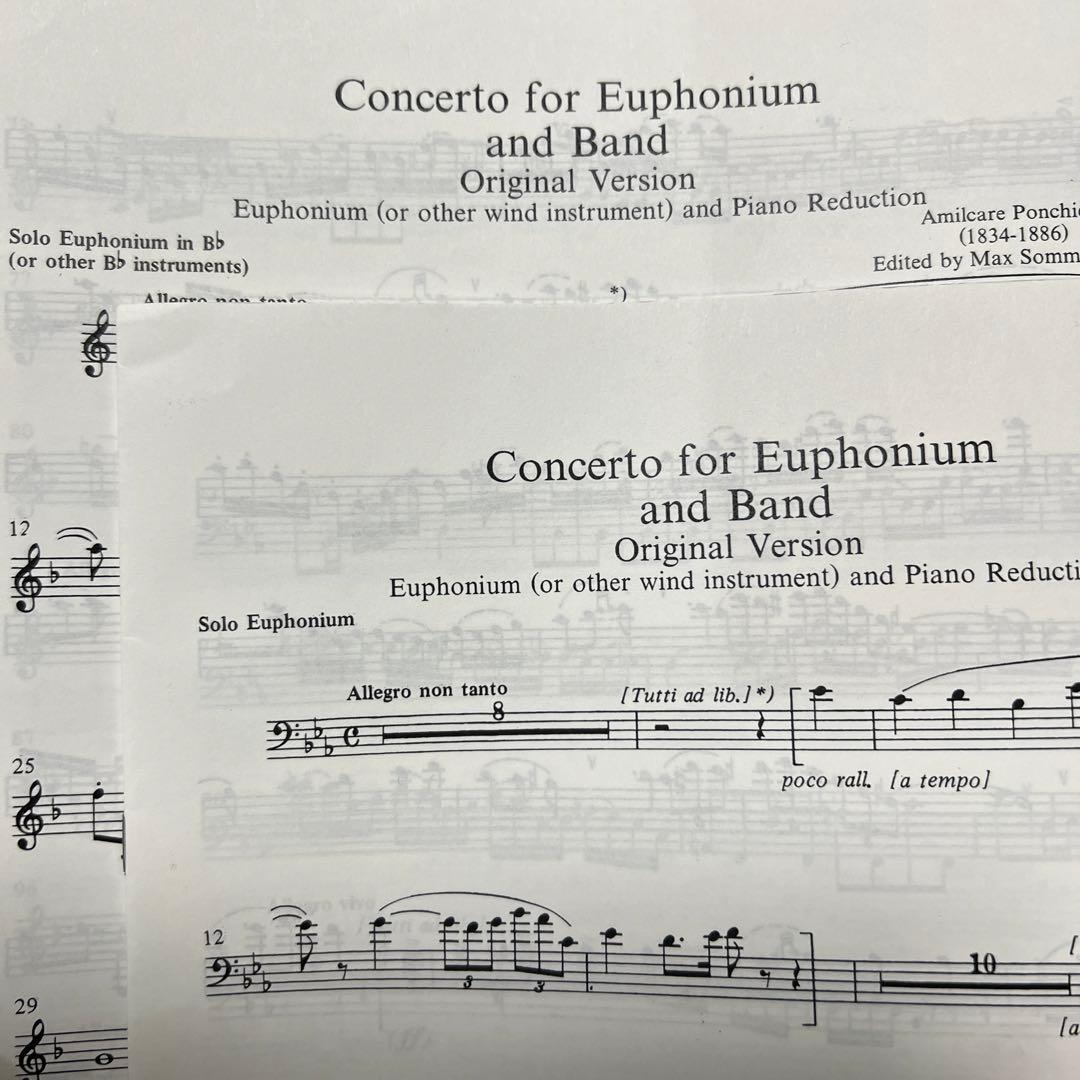 Euphyp✴︎　ポンキエルリユーフォニアム協奏曲、スパーク　パーティピース