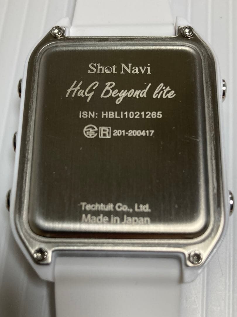 ラウンド用品・アクセサリー Shot Navi HuG Beyond Lite White