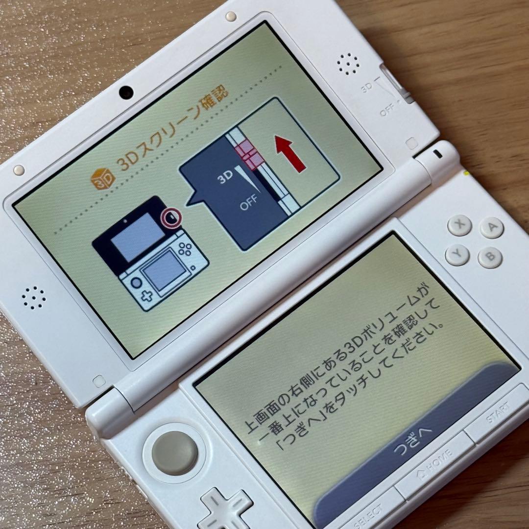 8-044 ニンテンドー3DS LL ピンク×ホワイト