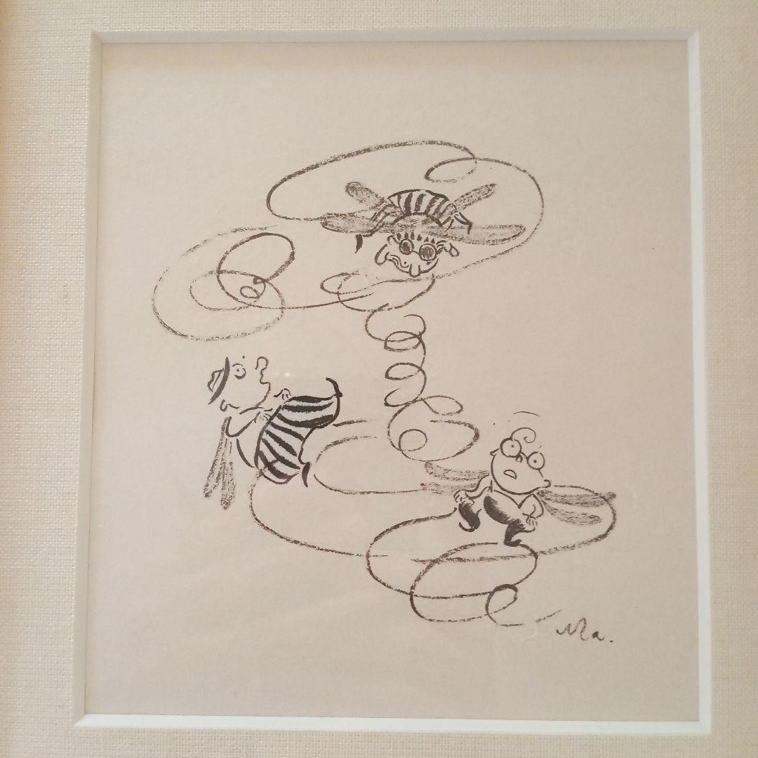 【最終価格】小笠原まき　絵画　『トンボが目を回す』