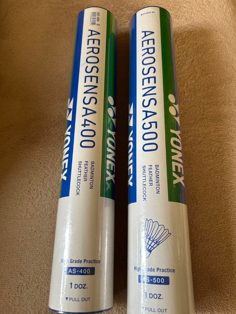 新品YONEX AEROSENSA 400 & 500 バドミントンシャトル