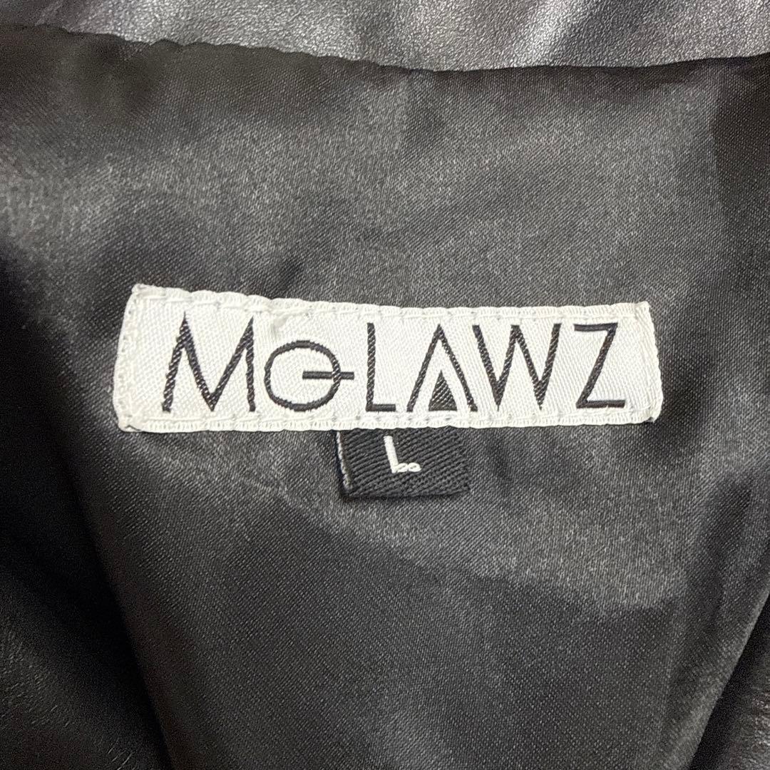 MOLAWSモローズ　牛革レザーダブルライダースジャケット　ブラック　L 美品