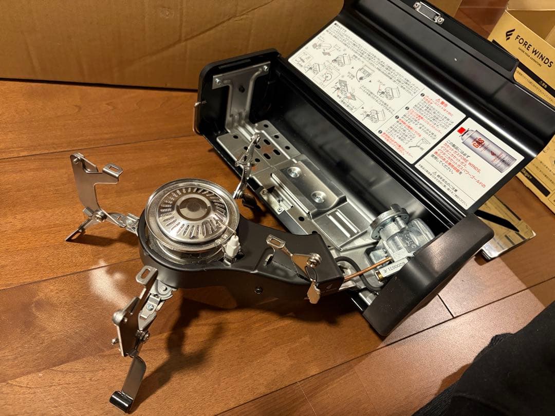 FORE WINDS FOLDING CAMP STOVE ブラック