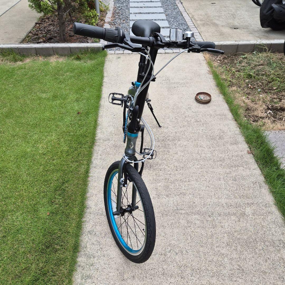 ルノー LIGHT10 折りたたみ自転車 20インチ グレー
