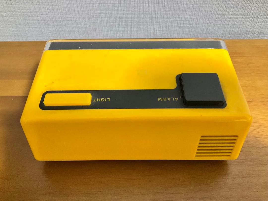 シチズン　パタパタ時計　電池式　イエロー　動作品