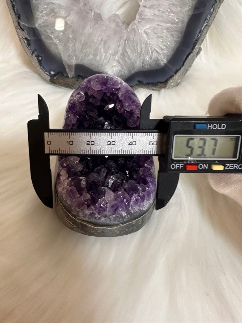 ウルグアイ産 高発色 アメジスト ドーム 濃紫 美結晶 約252g 1122