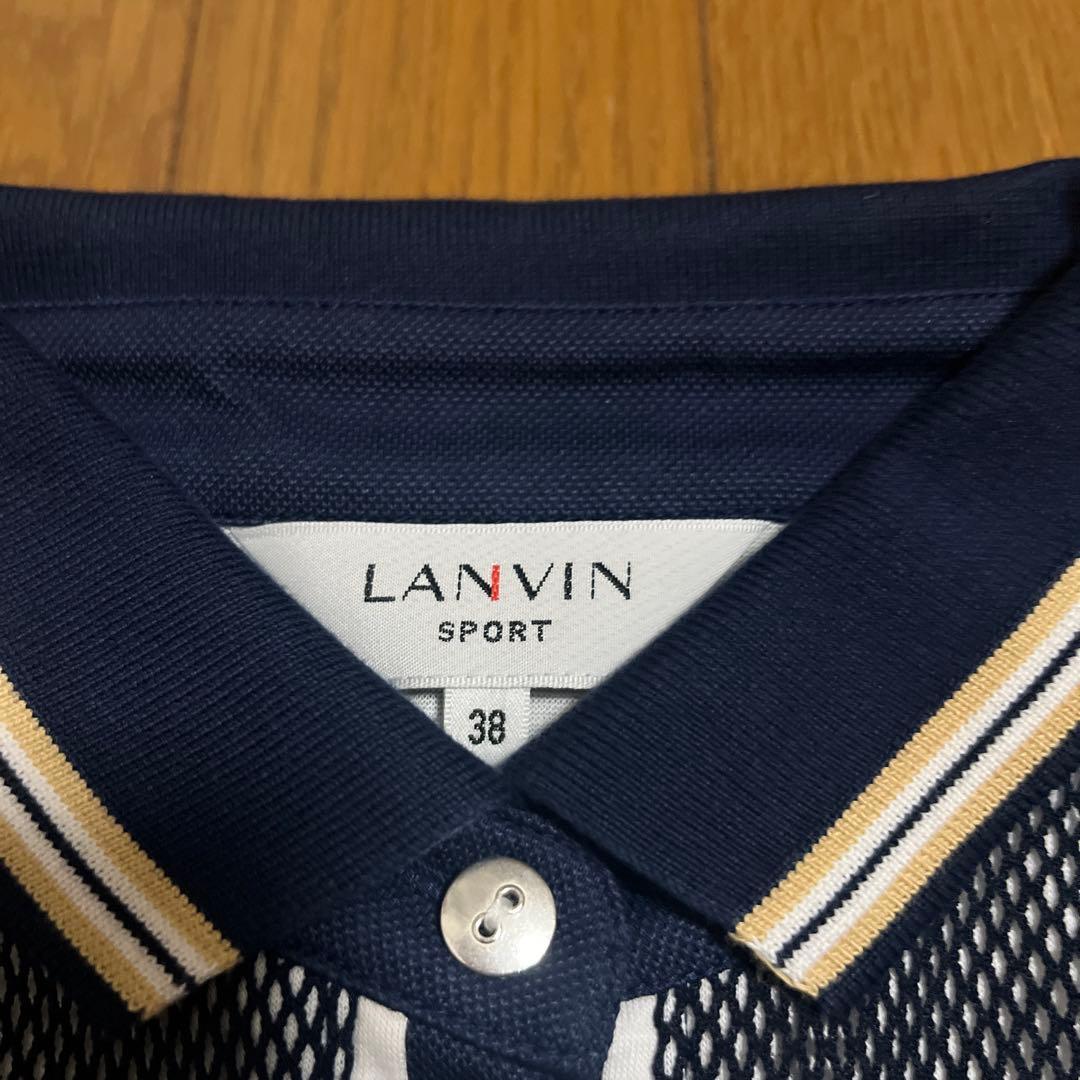 日本製★LANVIN SPORT ランバンスポール　ポロシャツ　ゴルフ