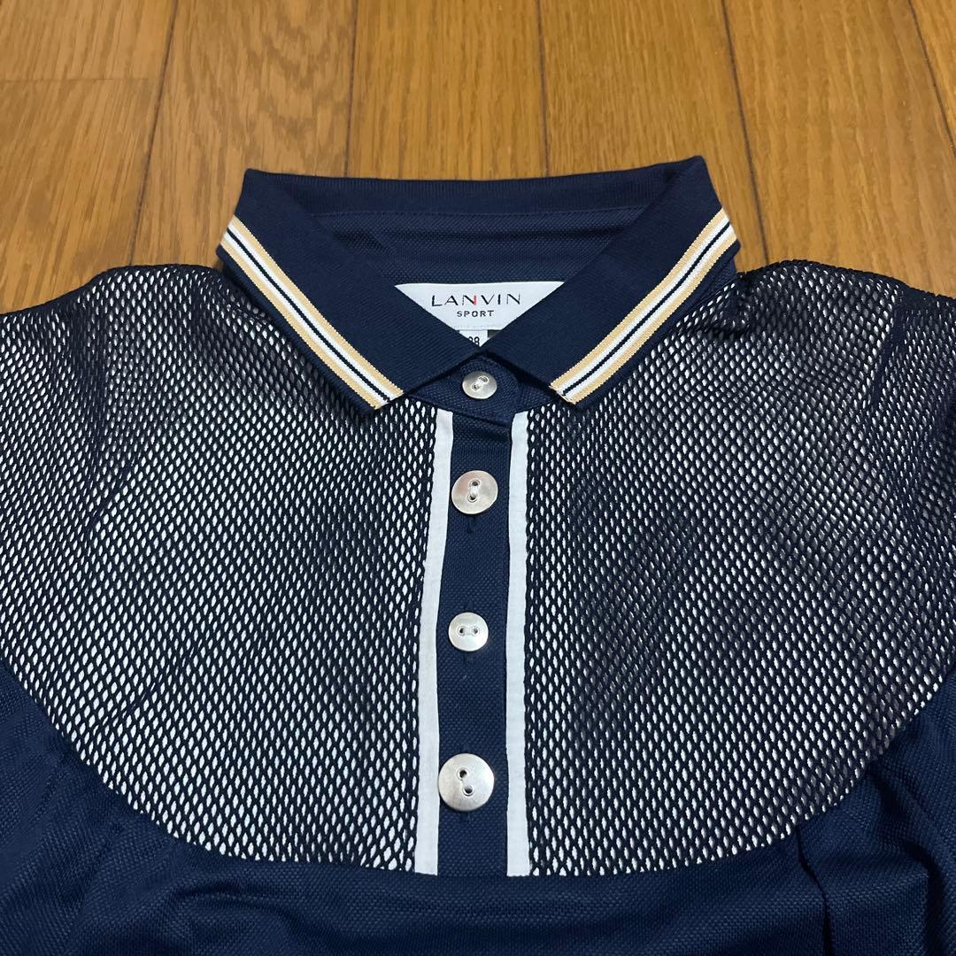 日本製★LANVIN SPORT ランバンスポール　ポロシャツ　ゴルフ