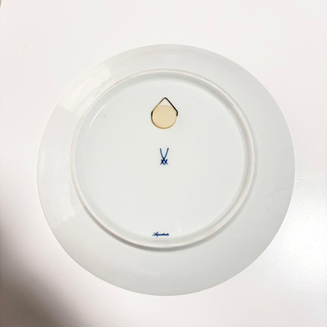 マイセン 275周年記念プレート 歴代双剣マーク入り 飾り皿 25cm