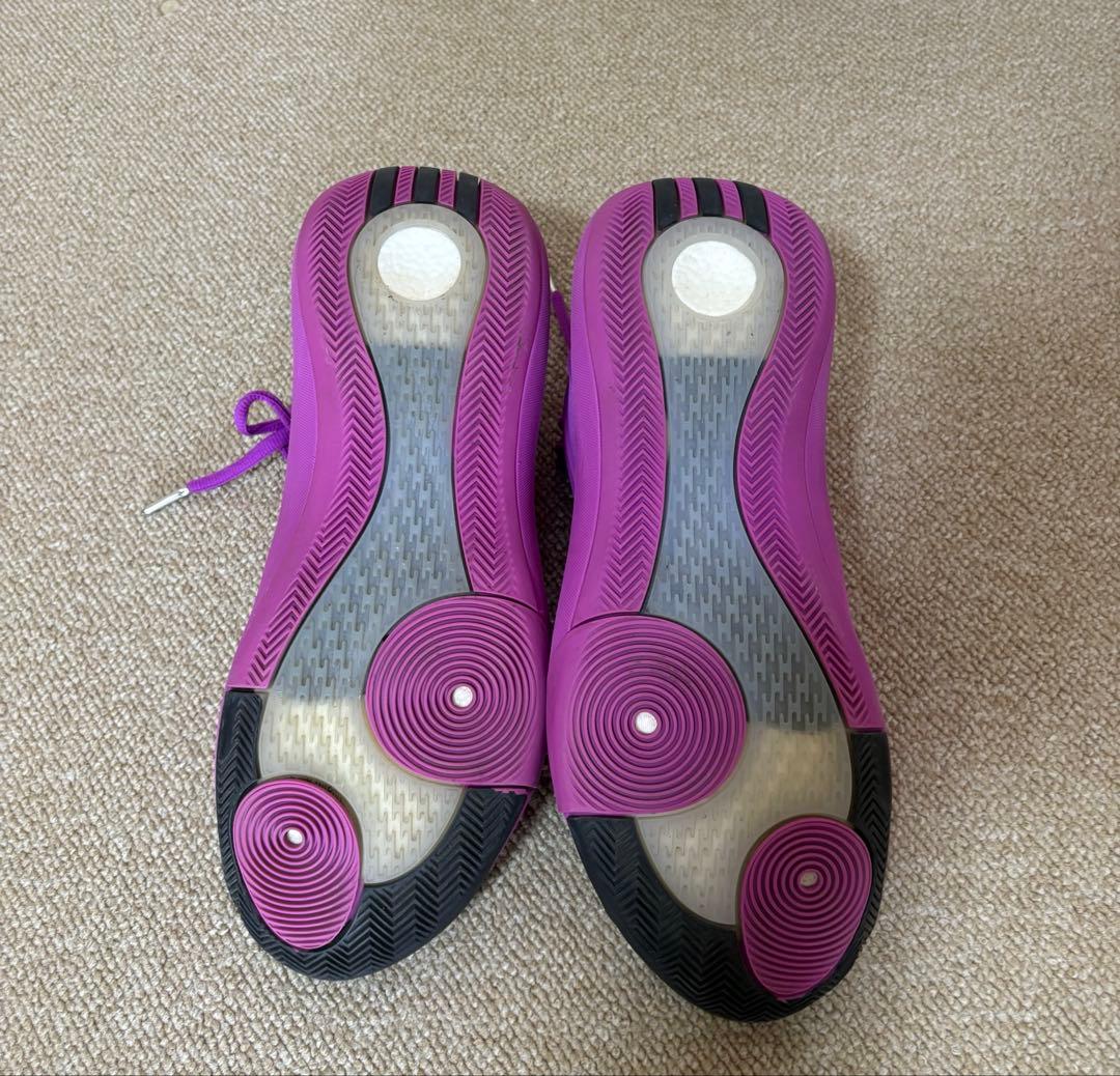 [値下げ] ハーデン8 purple burst バッシュ　adidas