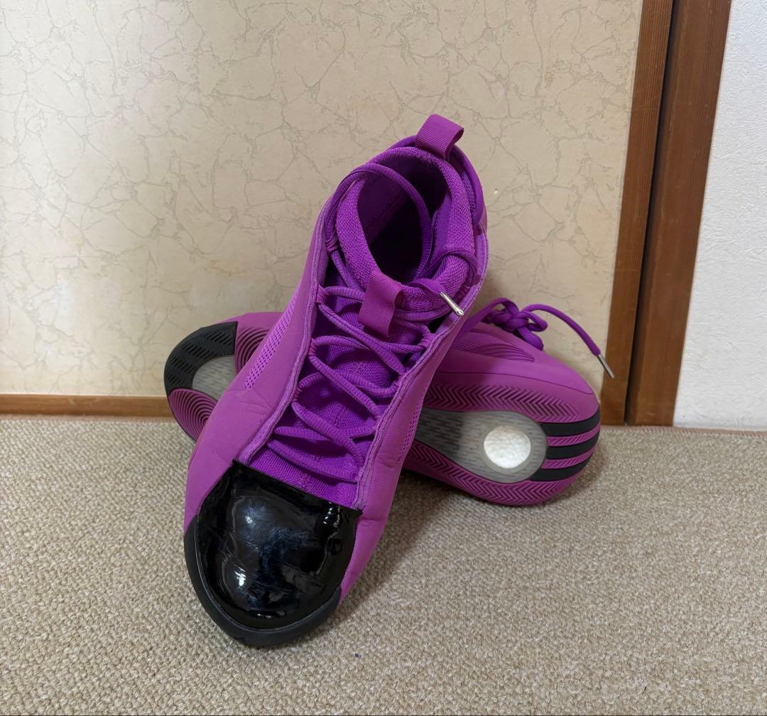 [値下げ] ハーデン8 purple burst バッシュ　adidas