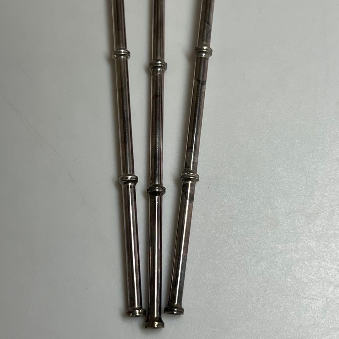 銀製 silver刻印 スプーン3本 28g 東キ8-0316①