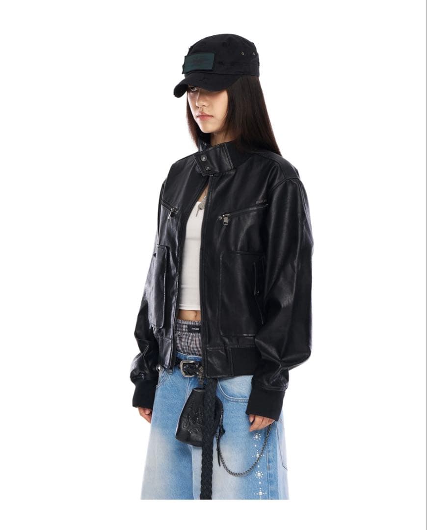 ジャケット・アウター AAKAM Leather Jacket (Black)
