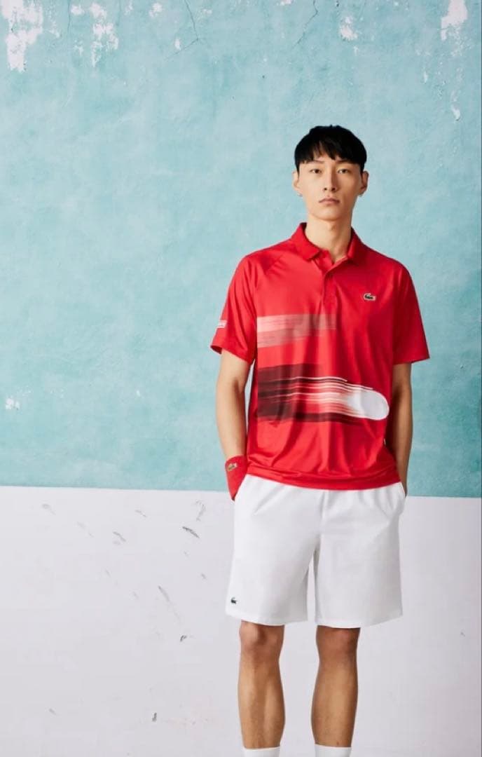 新品未使用　ラコステ　LACOSTE ポロシャツ　ジョコビッチモデル　Lサイズ②