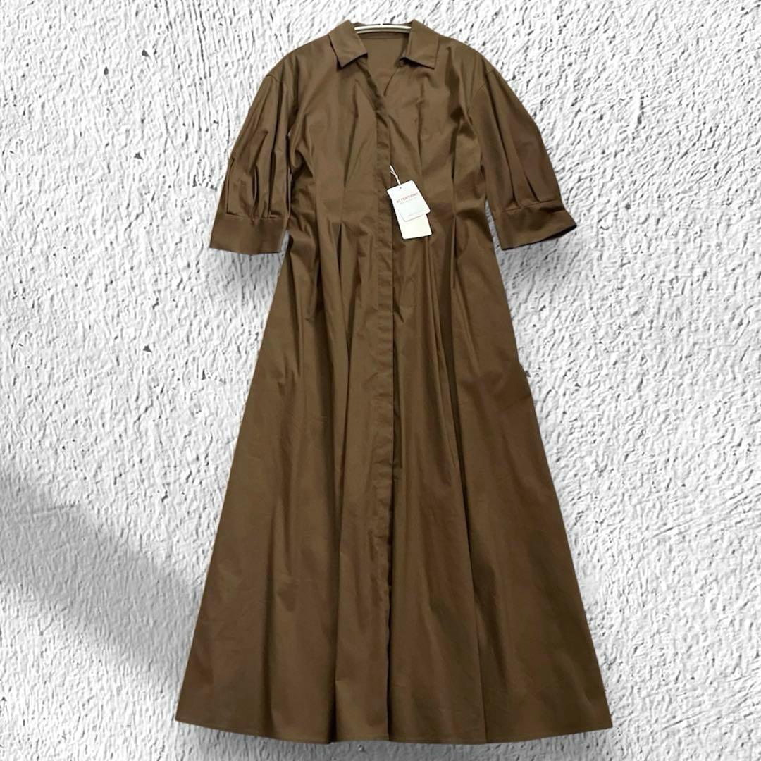 【ききみみ】GREEN LABEL RELAXING シャツ襟 ワンピース