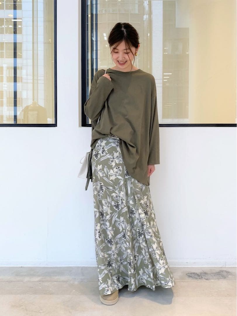 みほ様❣️37400円 L'Appartement フラワープリントラップドレス