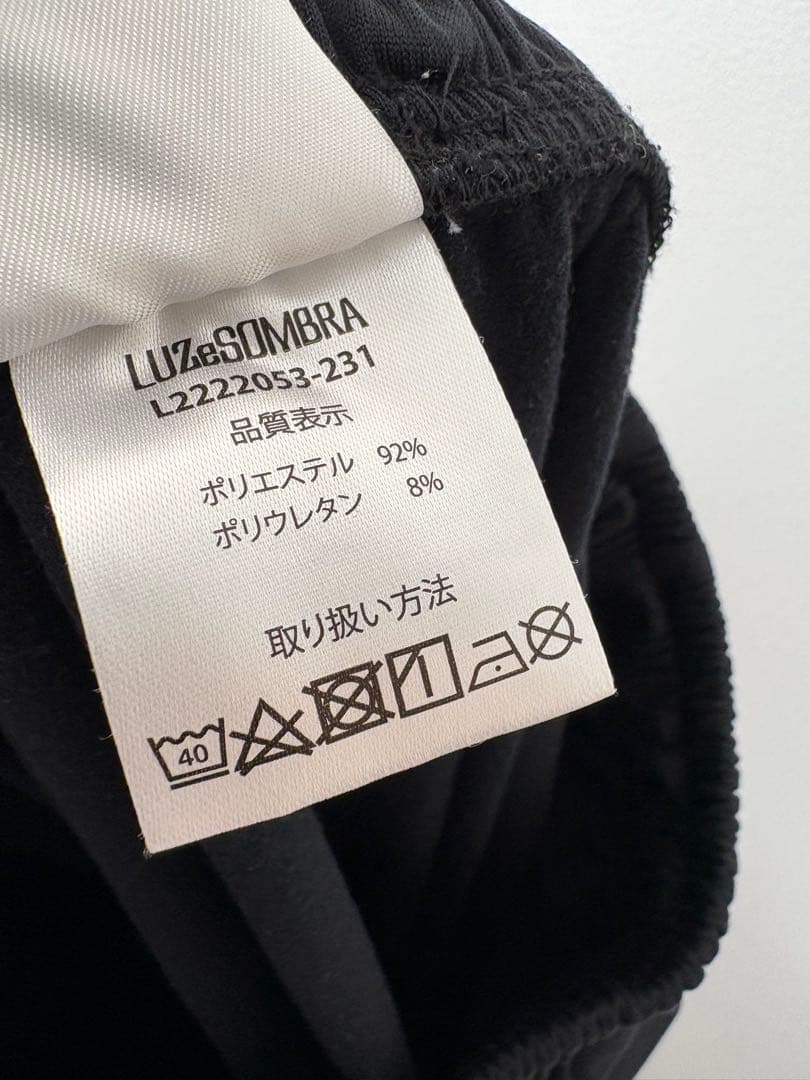 【160】LUZeSOMBRA ルースイソンブラ セットアップ ブラック