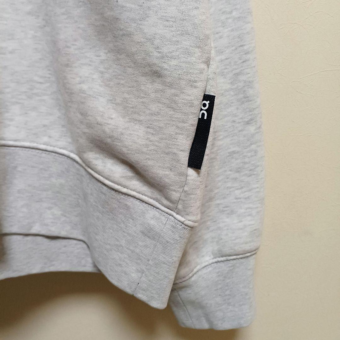 On Club Hoodie クラブ フーディ パーカー ライトグレー XL