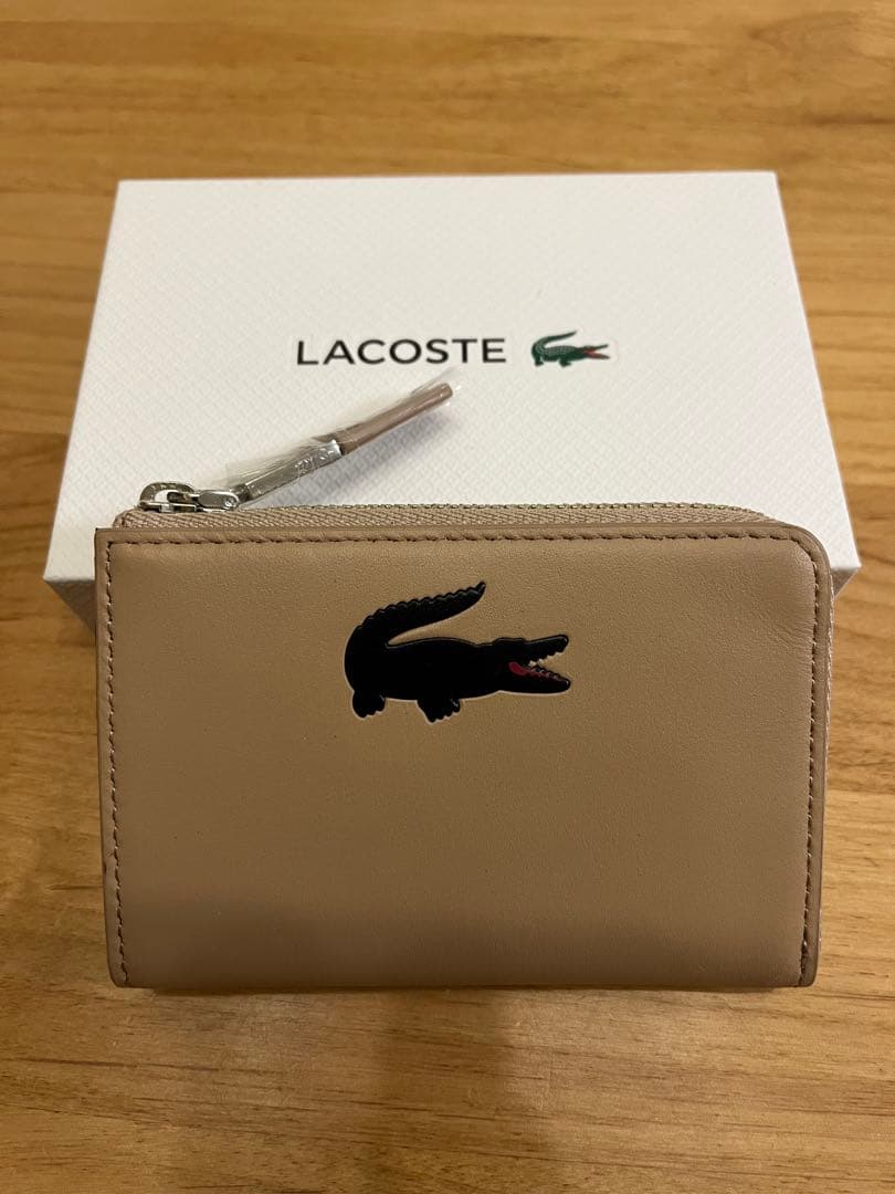 も*こ様 LACOSTE ラコステ キーケース NEW CROCO ジップウォレ