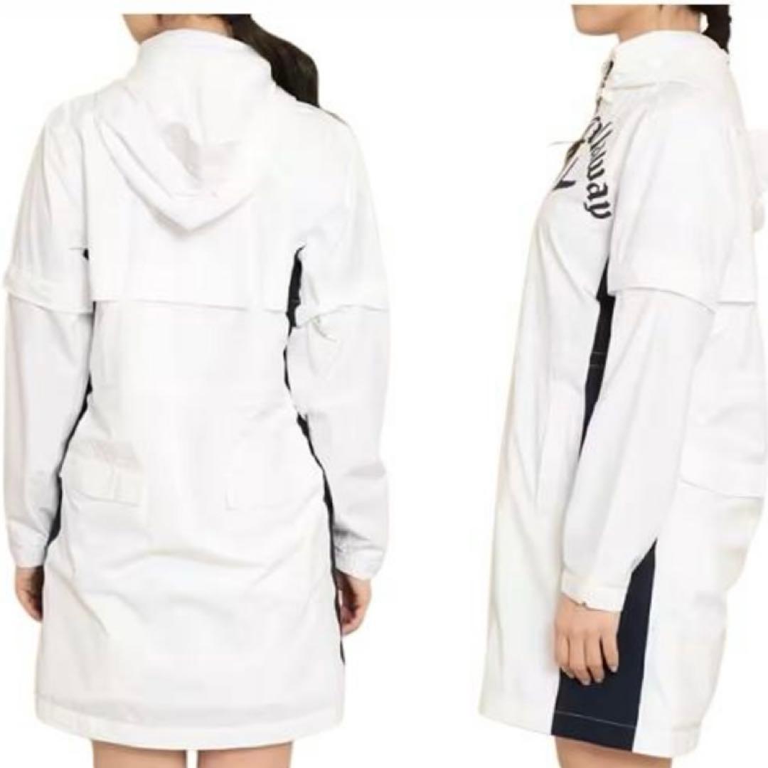 美品✨キャロウェイ ゴルフ レディース ワンピース型レインウェア 4way M