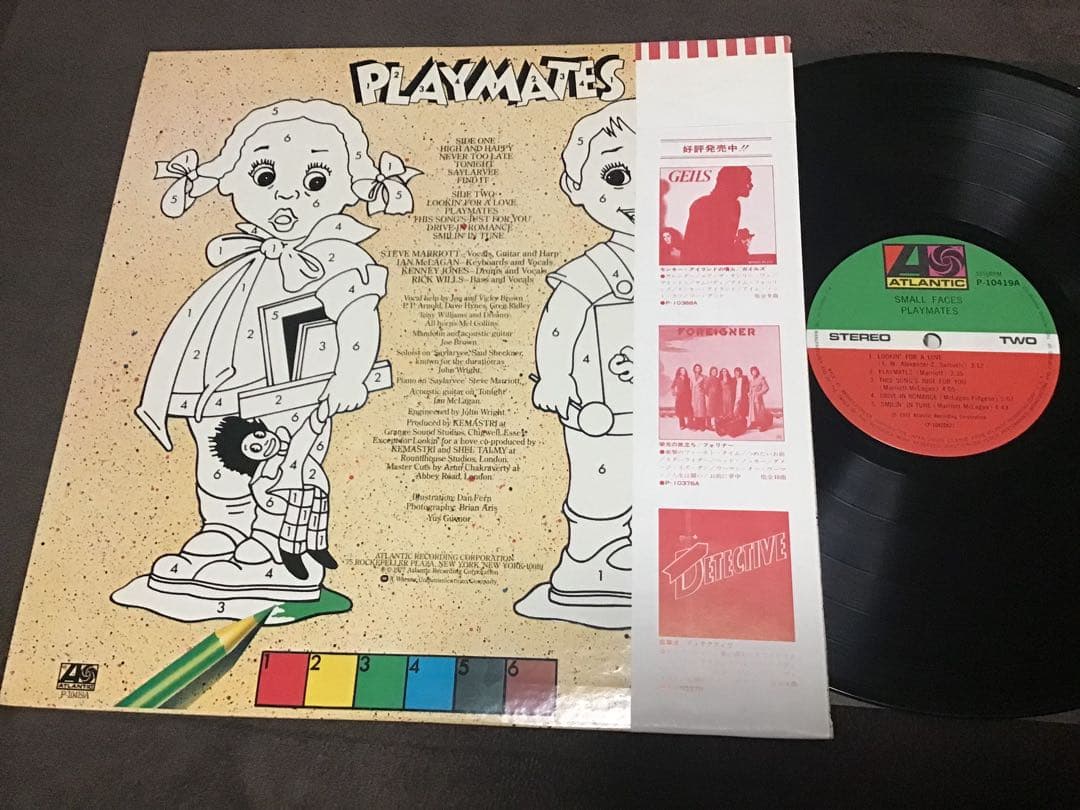 帯付美品LP❣️『スモール・フェイセズ　プレイメイツ』SMALL FACES