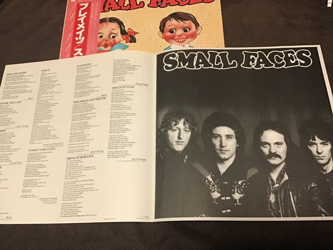 帯付美品LP❣️『スモール・フェイセズ　プレイメイツ』SMALL FACES
