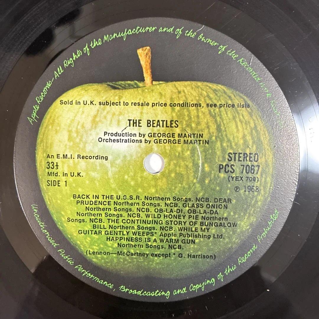 ビートルズ 名盤 レコード ホワイトアルバム UKオリジナル盤
