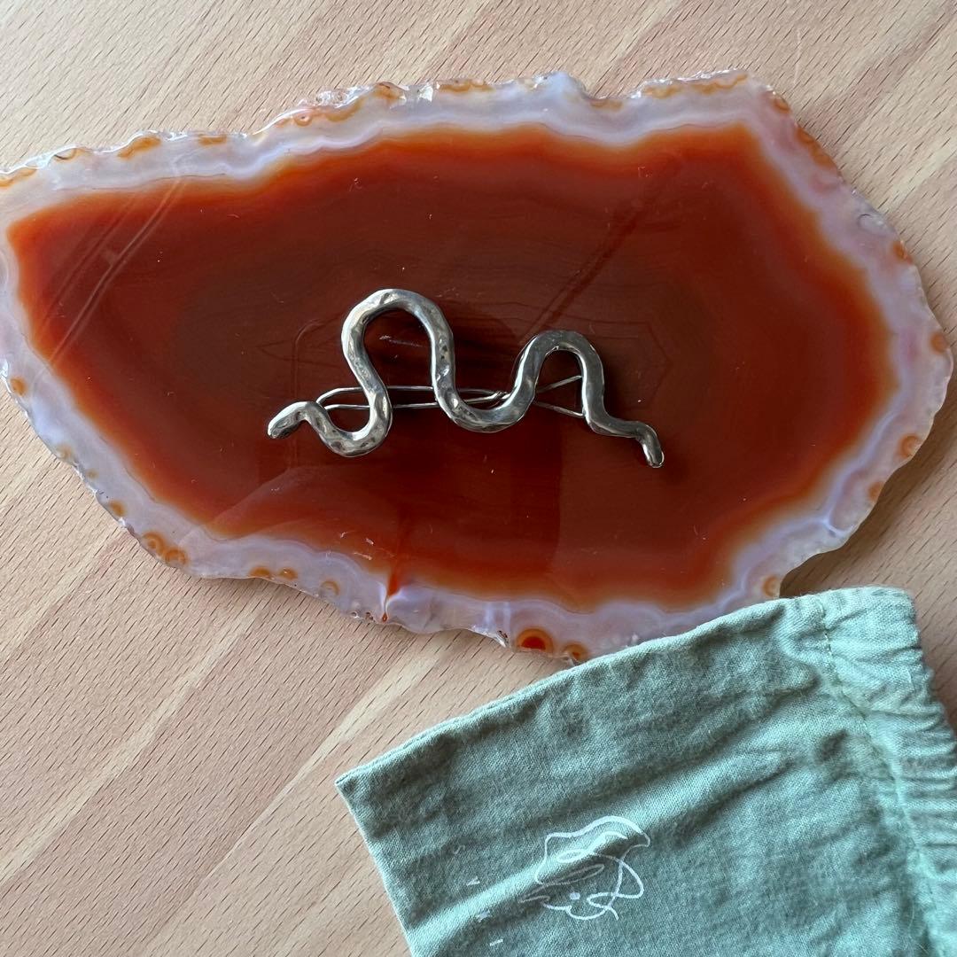 2点セットUnevenness Hair Pierce スネークウェーブヘアピン