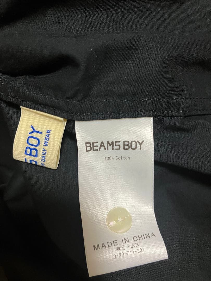N*ミ様 BEAMS BOY ビームスボーイピンタック フリル シャツ　ブラウス