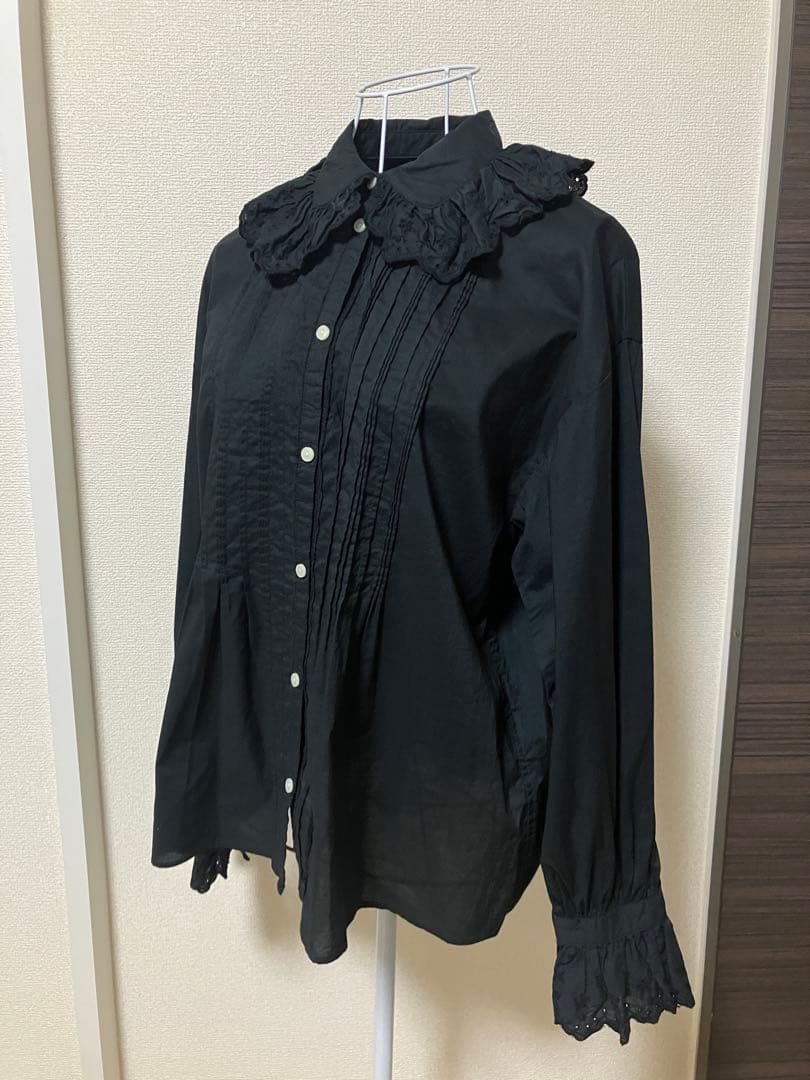 N*ミ様 BEAMS BOY ビームスボーイピンタック フリル シャツ　ブラウス