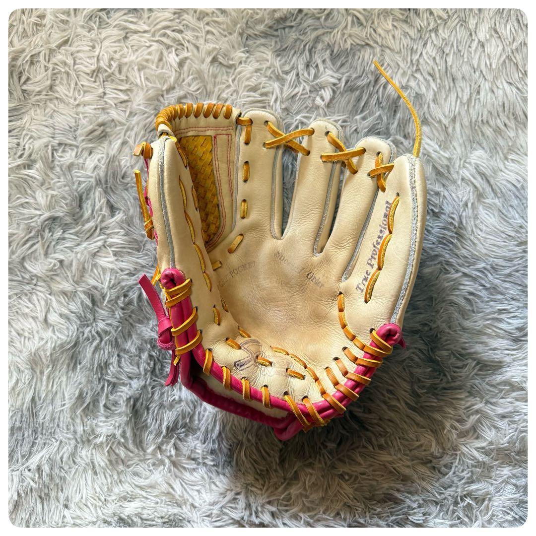 久保田Slugger 軟式オーダーグローブ　ホワイト/ピンク