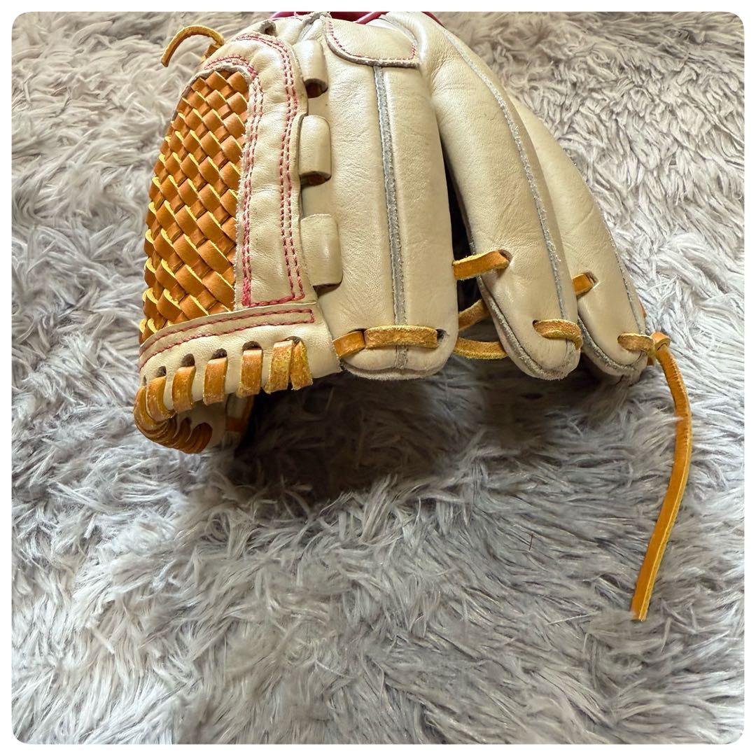 久保田Slugger 軟式オーダーグローブ　ホワイト/ピンク