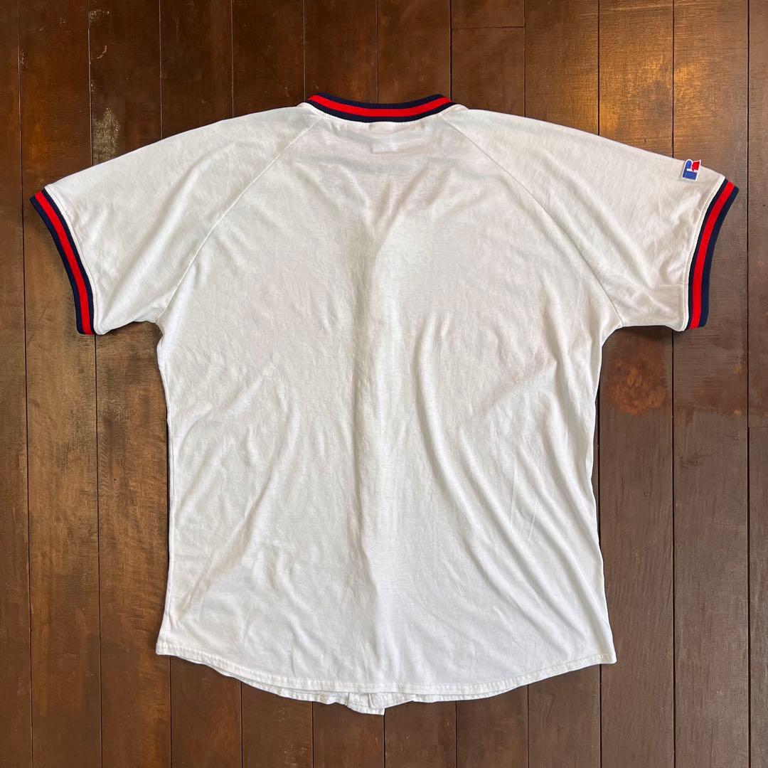 USA製！【RUSSELL ATHLETIC ラッセル】ベースボールシャツ 野球