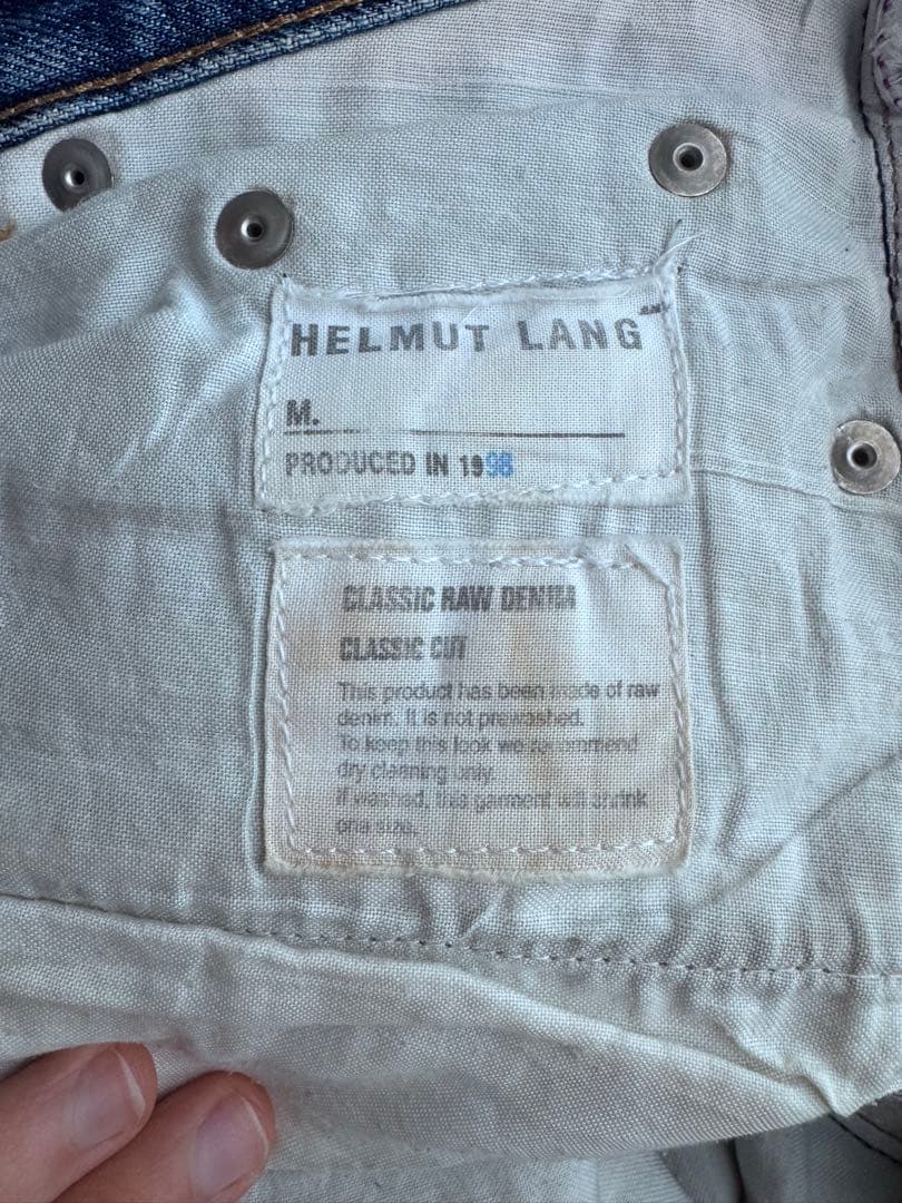 Helmut Lang 赤耳 1998 Classic Cut デニム 本人期