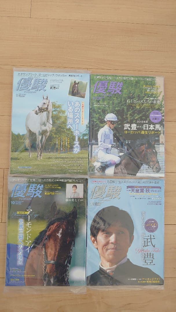 優駿　２０１８年３月から１１月、２０１９年１月、２月号