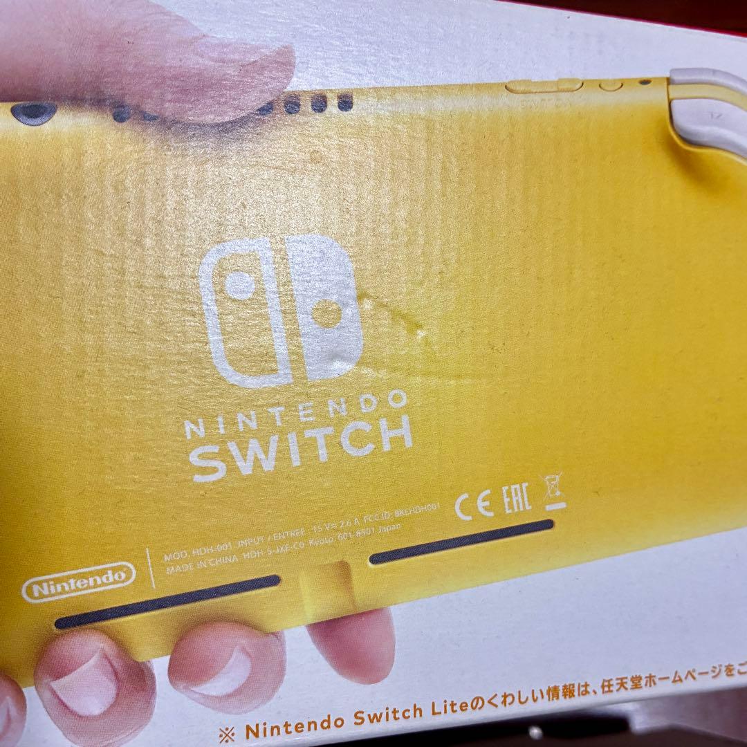 未使用 箱ダメージあり Nintendo Switch Lite イエロー 本体