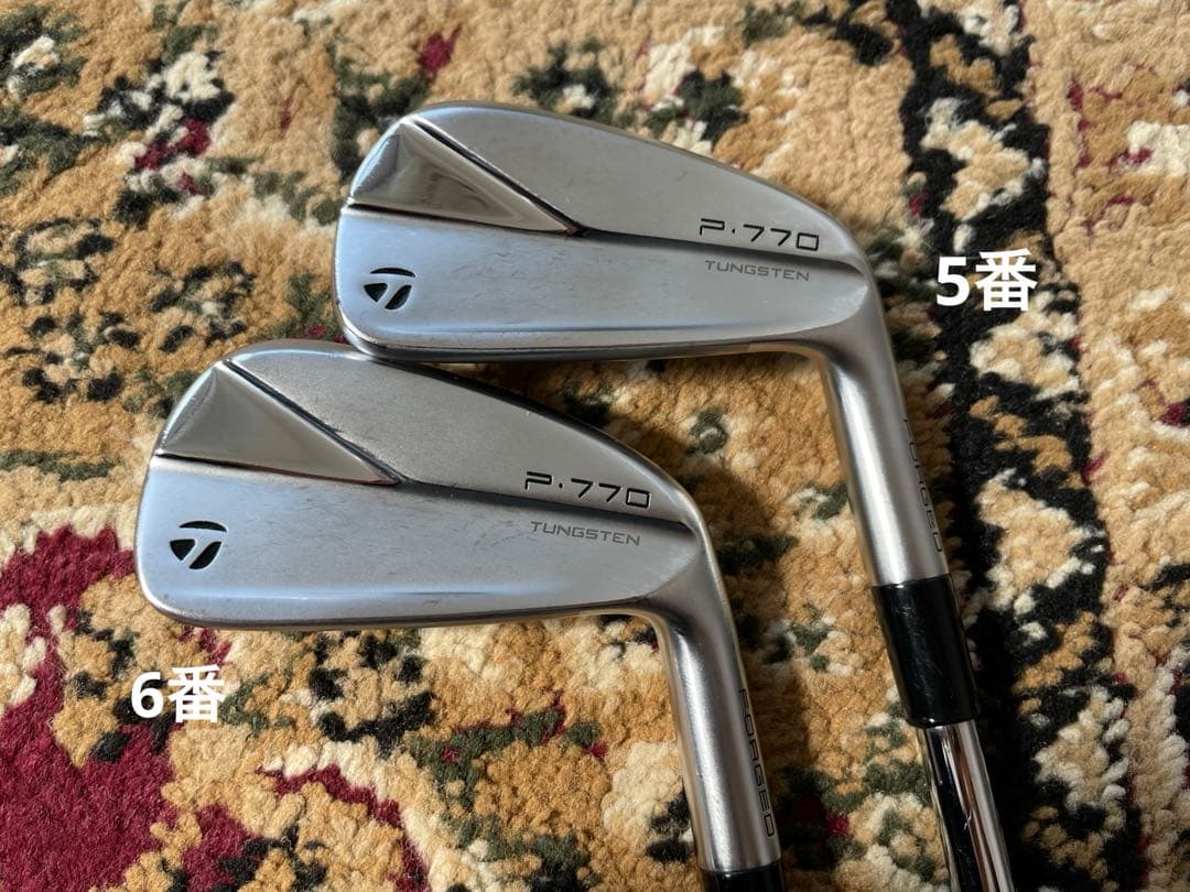TaylorMade P770 2023 6本セット（5~P / 7番折れ）