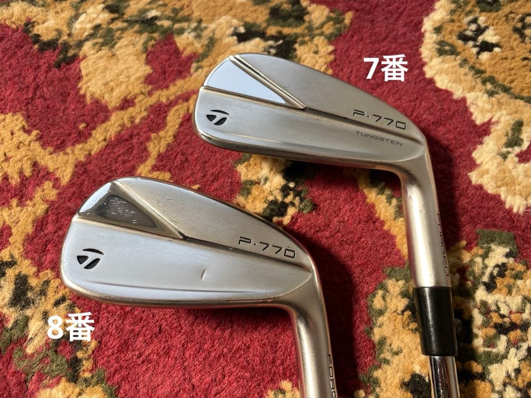 TaylorMade P770 2023 6本セット（5~P / 7番折れ）