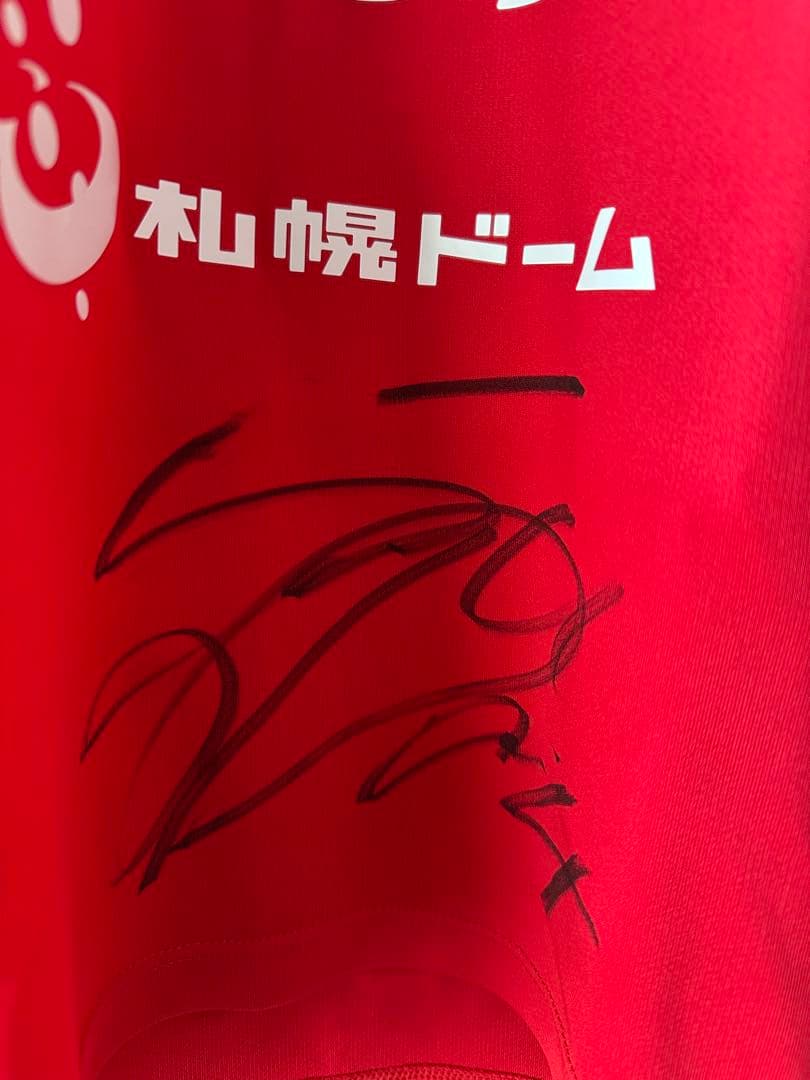 【実使用】北海道コンサドーレ札幌　練習着　菅大輝選手サイン入り