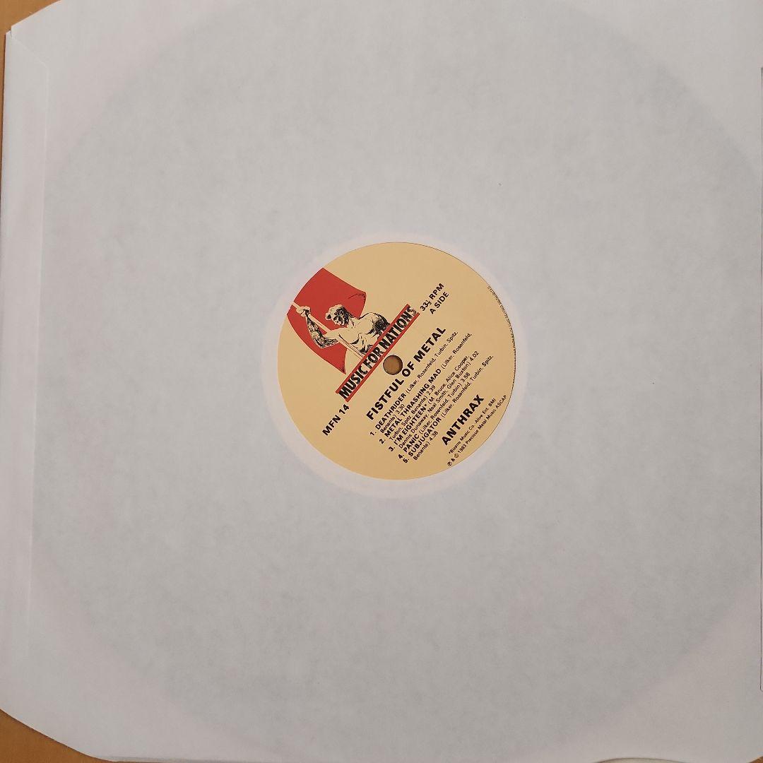 ANTHRAX/fistfur of l 輸入盤 レコード