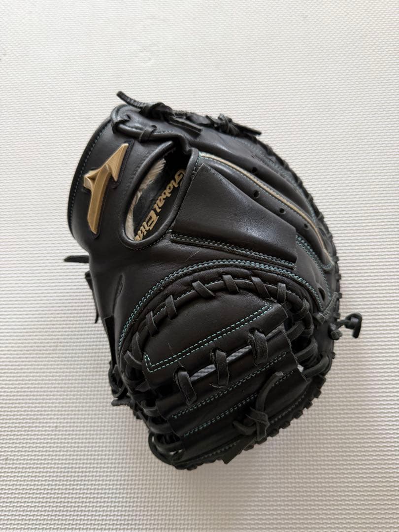 【美品】ミズノ Global Elite 軟式 キャッチャーミット 捕手用 型良