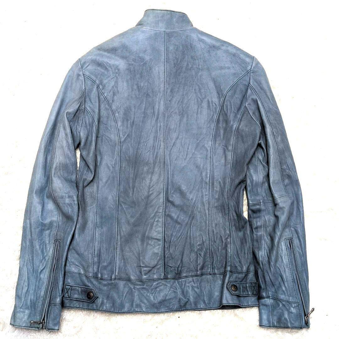 【希少色】5351 POUR LES HOMMES　ライダースジャケット　ラム