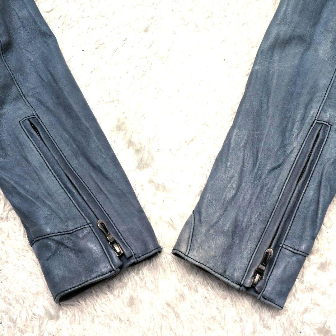 【希少色】5351 POUR LES HOMMES　ライダースジャケット　ラム