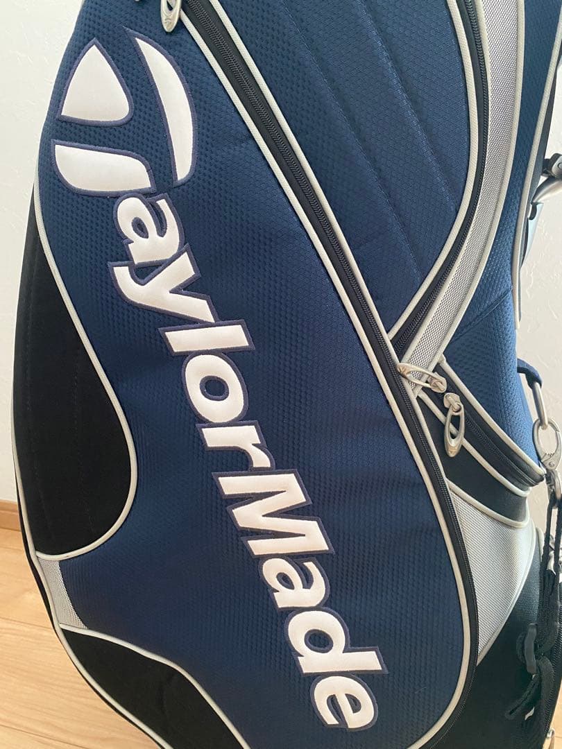 【美品】TaylorMade テーラーメイド キャディバッグ ネイビー　ゴルフ